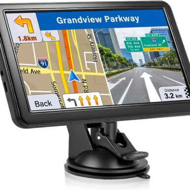 GPS Navigator for Car Truck RV, 7" Touchscreen, 2026 Maps | 7" GPS Navigator for Car, Truck & RV with 2026 Maps, Truck Routing, Voice Guidance and Free Updates